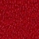 Miyuki rocailles Perlen 11/0 - Matted transparent red 11-141F